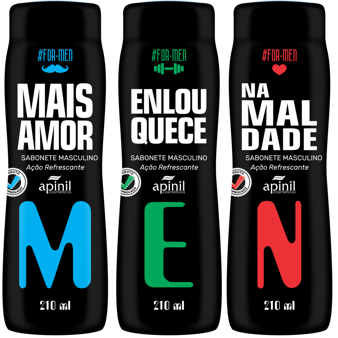 Sabonete Masculino For Men 200ml Apinil
